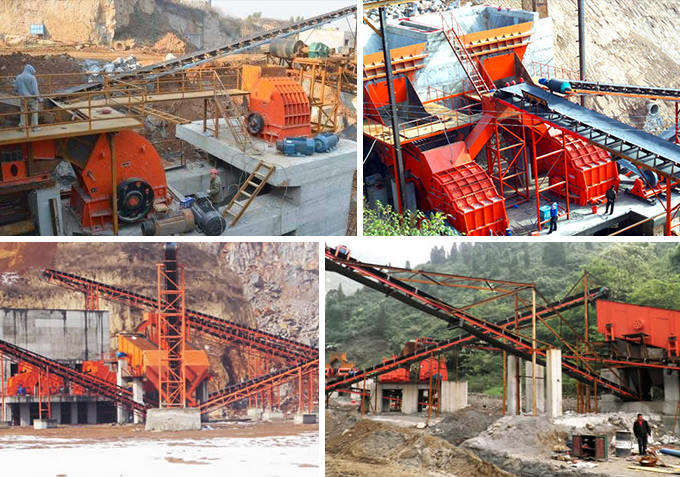 重錘式破碎機工作現場 重錘式破碎機工作現場