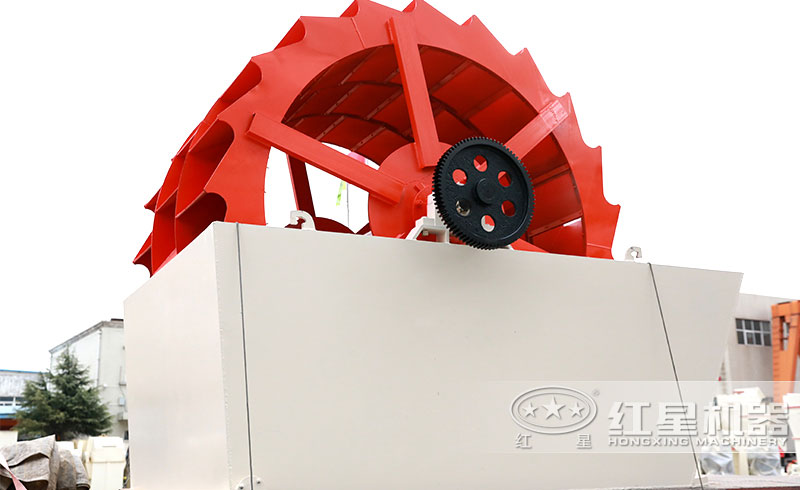 XS輪式洗砂機，多輪斗洗沙，省水省電