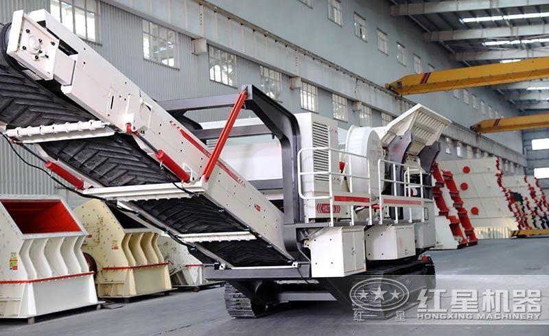 小型車載式鵝卵石破碎機,履帶液壓驅(qū)動 小型車載式鵝卵石破碎機,履帶液壓驅(qū)動