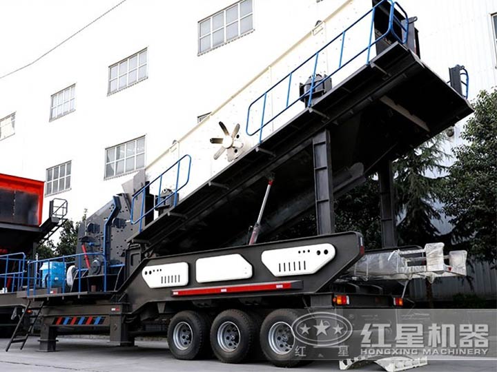 車載廢舊混凝于處理機--車載移動反擊破，二段破碎環保