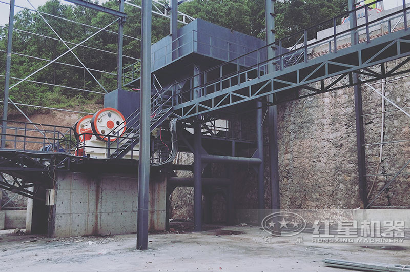 河南三門峽石灰石生產案例現場 河南三門峽石灰石生產案例現場