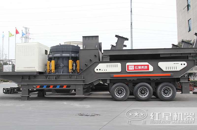 車(chē)載移動(dòng)磕石機(jī)配置圓錐破 車(chē)載移動(dòng)磕石機(jī)配置圓錐破