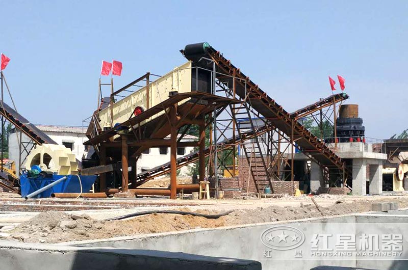 山西客戶花崗巖制砂生產線 山西客戶花崗巖制砂生產線