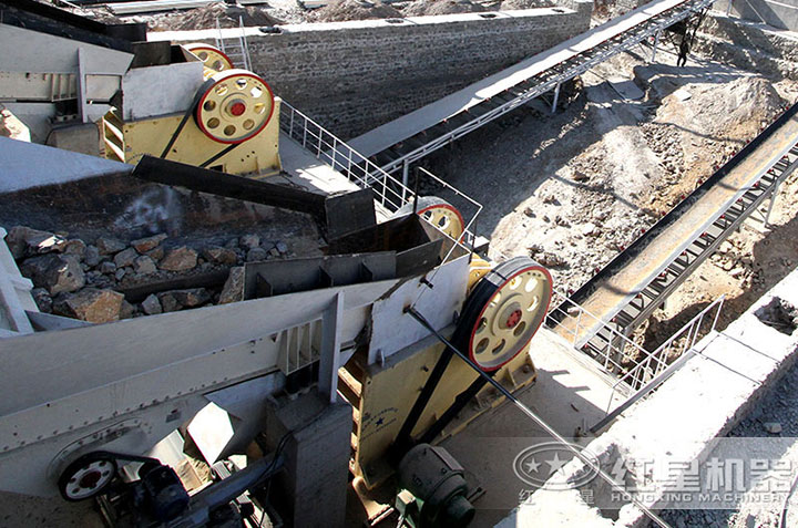 砂石廠顎破作業實拍 砂石廠顎破作業實拍