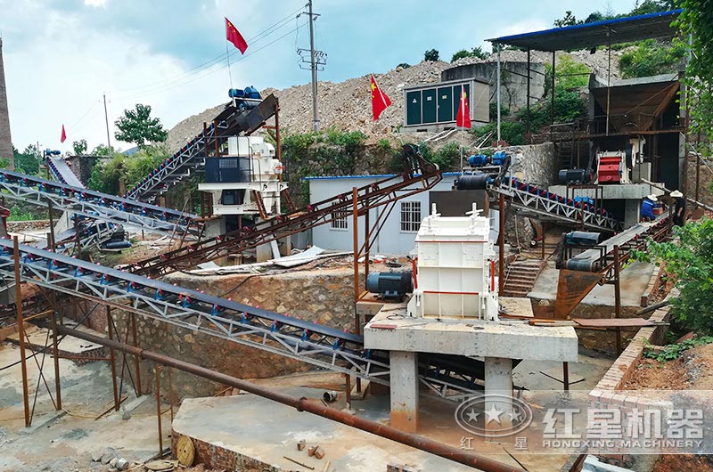 機械沙生產(chǎn)現(xiàn)場實拍圖